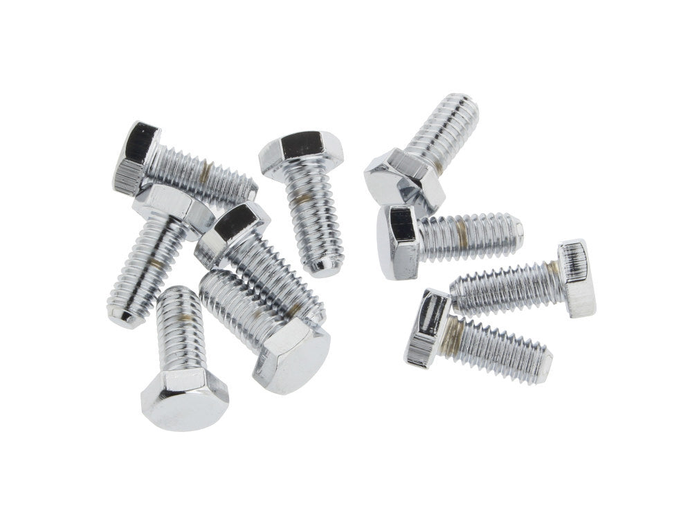 Colony Machine CM-HHC-610 5/16-18 x 3/4" UNC Hex Head Bolts Chrome (10 Pack)