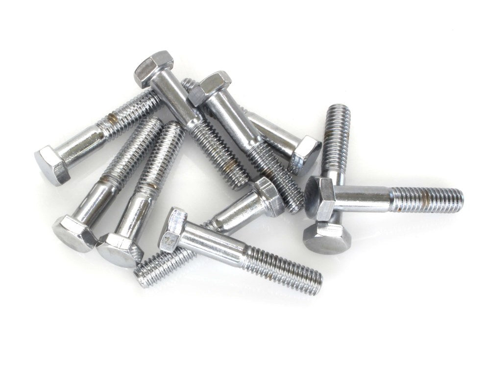 Colony Machine CM-HHC-615 5/16-18 x 1-3/4" UNC Hex Head Bolts Chrome (10 Pack)