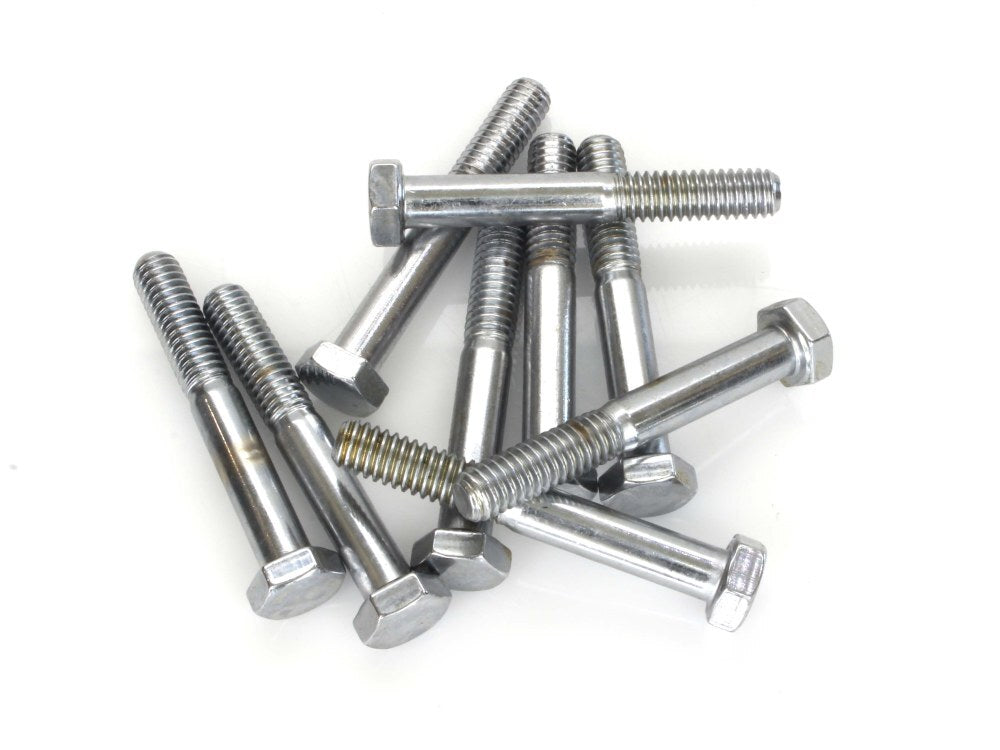 Colony Machine CM-HHC-617 5/16-18 x 2-1/4" UNC Hex Head Bolts Chrome (10 Pack)