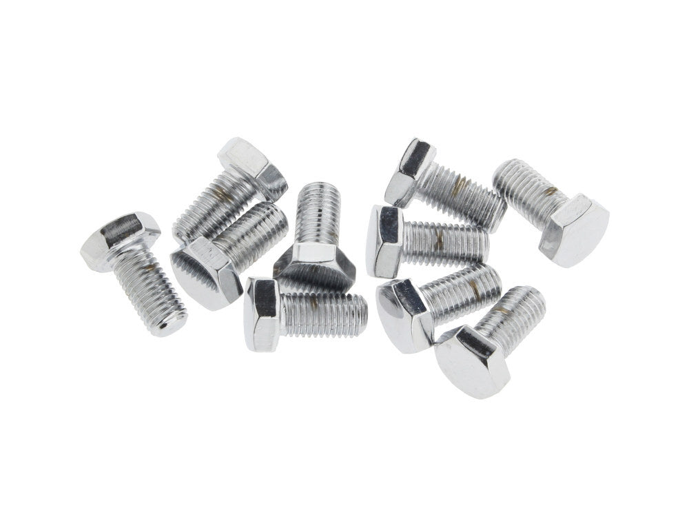 Colony Machine CM-HHC-659 5/16-24 x 5/8" UNF Hex Head Bolts Chrome (10 Pack)