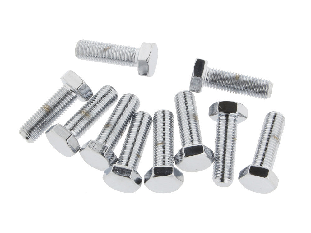 Colony Machine CM-HHC-662 5/16-24 x 1" UNF Hex Head Bolts Chrome (10 Pack)