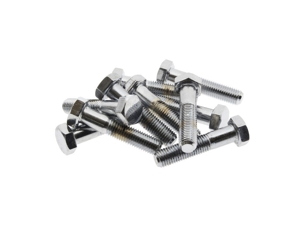 Colony Machine CM-HHC-664 5/16-24 x 1-1/2" UNF Hex Head Bolts Chrome (10 Pack)