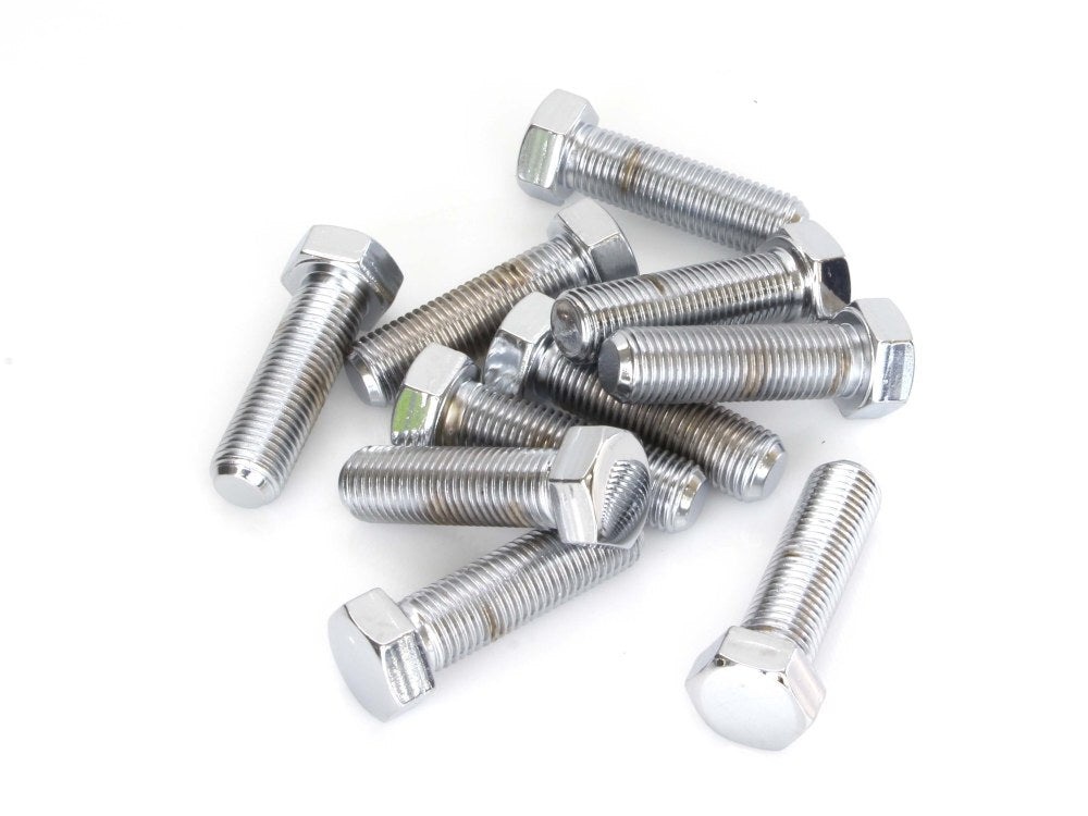 Colony Machine CM-HHC-676 7/16-20 x 1-1/2" UNF Hex Head Bolts Chrome (10 Pack)