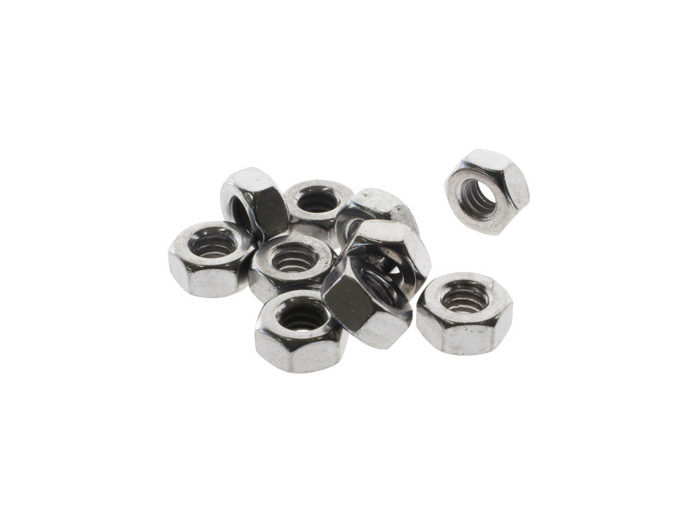 Colony Machine CM-HN-406 1/4-20 UNC Hex Nuts Chrome (10 Pack)