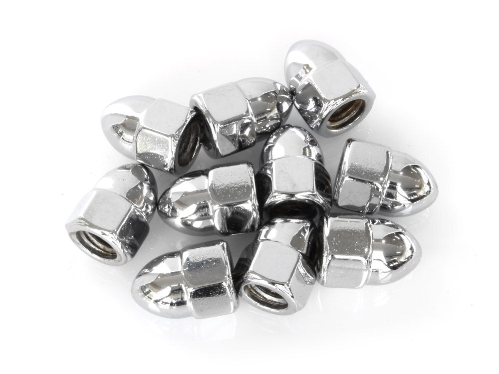 Colony Machine CM-PAN-160 5/16-18 UNC Acorn OEM Style Nuts Chrome (10 Pack)