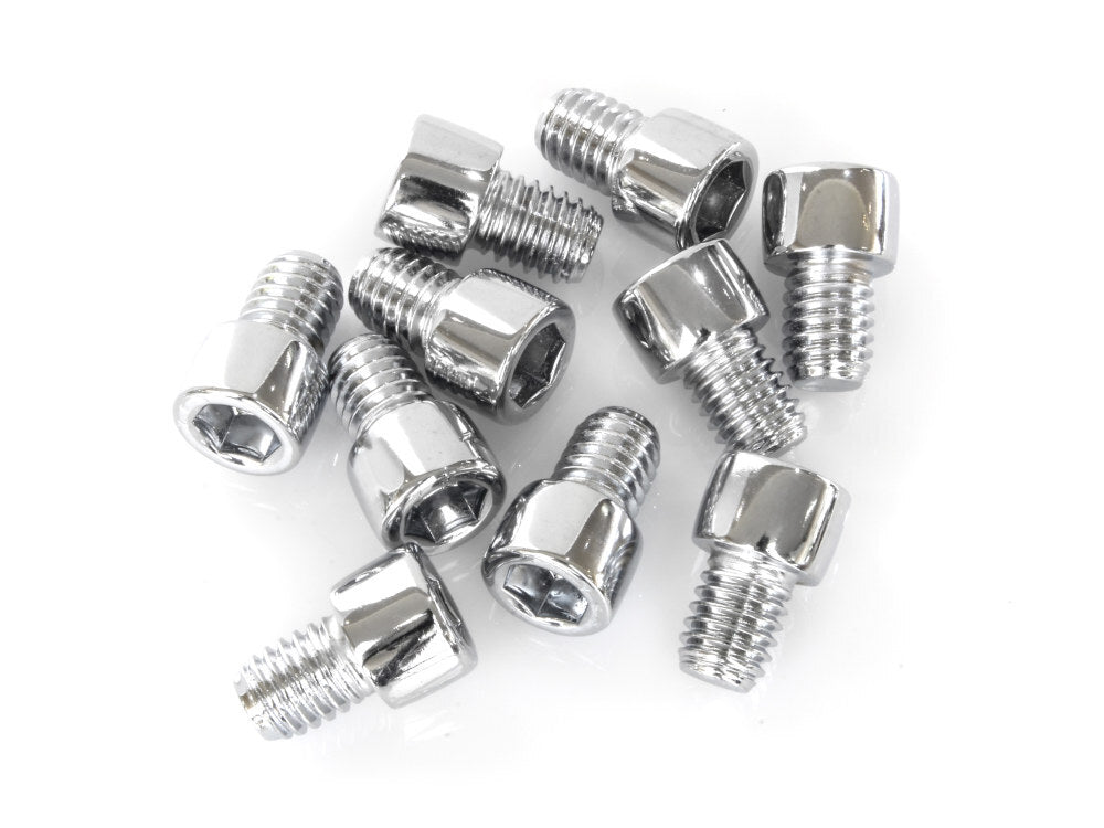 Colony Machine CM-PSHC-2001 3/8-16 x 1/2" UNC Polished Socket Head Allen Bolts Chrome (10 Pack)