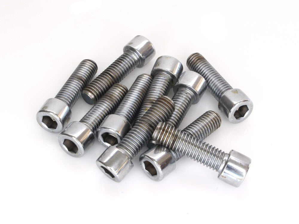 Colony Machine CM-PSHC-2018 1/2-13 x 1-3/4" UNC Polished Socket Head Allen Bolts Chrome (10 Pack)