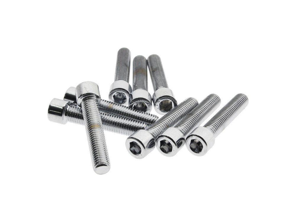 Colony Machine CM-PSHC-213 1/4-28 x 1-1/4" UNF Polished Socket Head Allen Bolts Chrome (10 Pack)