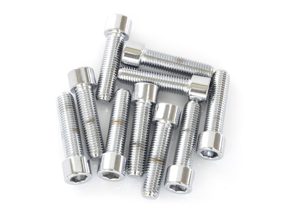 Colony Machine CM-PSHC-222 5/16-24 x 1-1/4" UNF Polished Socket Head Allen Bolts Chrome (10 Pack)