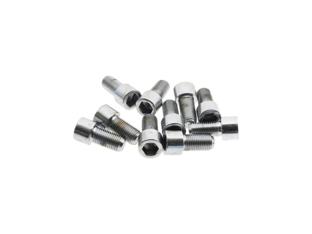 Colony Machine CM-PSHC-231 3/8-24 x 3/4" UNF Polished Socket Head Allen Bolts Chrome (10 Pack)