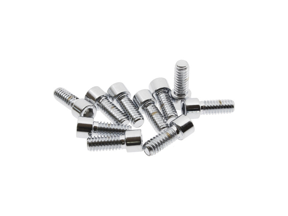 Colony Machine CM-PSHC-257 1/4-20 x 5/8" UNC Polished Socket Head Allen Bolts Chrome (10 Pack)