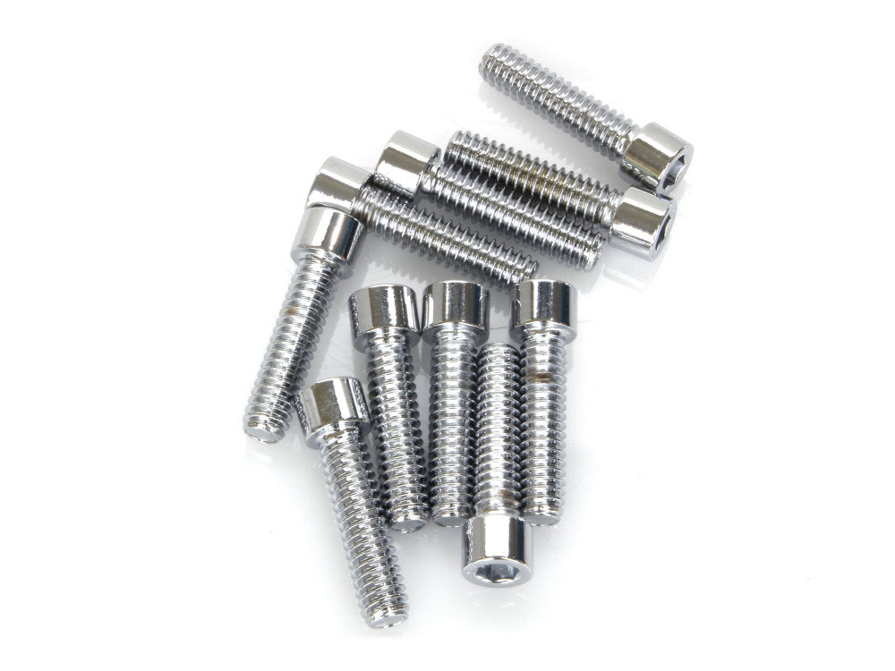 Colony Machine CM-PSHC-260 1/4-20 x 1" UNC Polished Socket Head Allen Bolts Chrome (10 Pack)