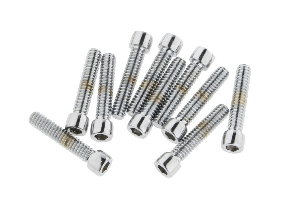 Colony Machine CM-PSHC-262 1/4-20 x 1-1/4" UNC Polished Socket Head Allen Bolts Chrome (10 Pack)