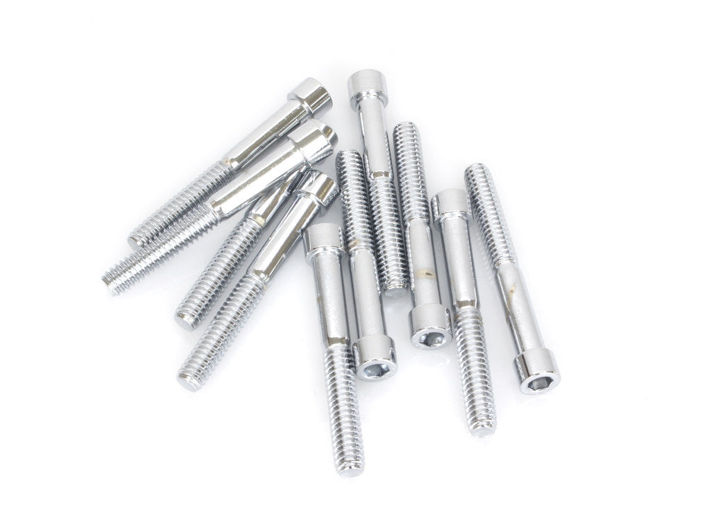 Colony Machine CM-PSHC-265 1/4-20 x 2" UNC Polished Socket Head Allen Bolts Chrome (10 Pack)