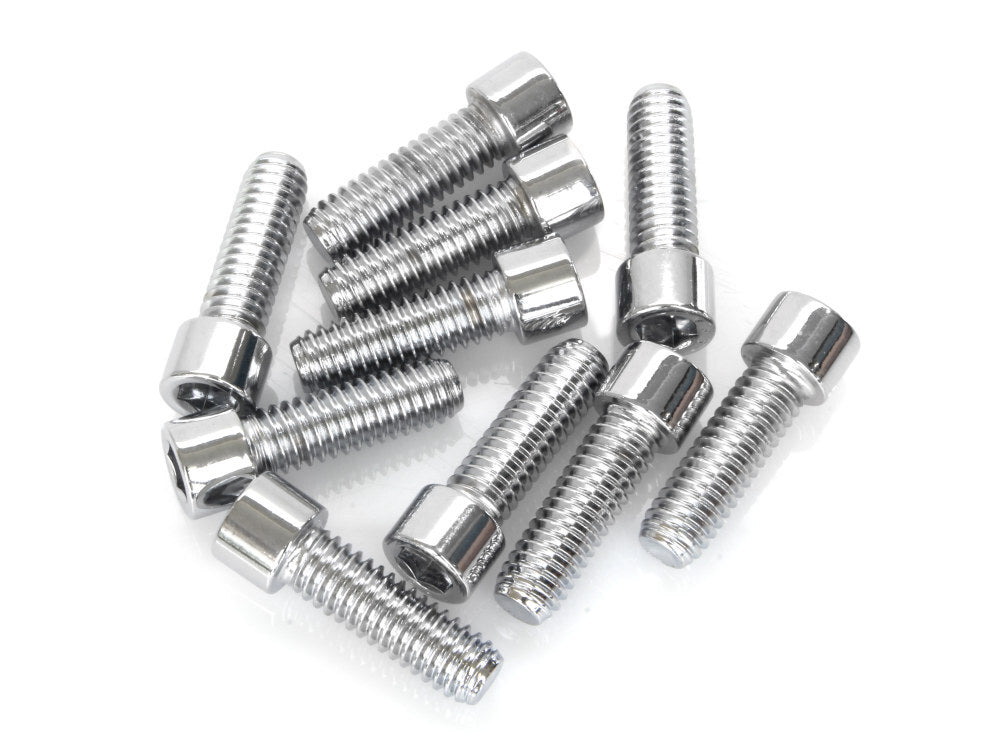 Colony Machine CM-PSHC-274 5/16-18 x 1" UNC Polished Socket Head Allen Bolts Chrome (10 Pack)