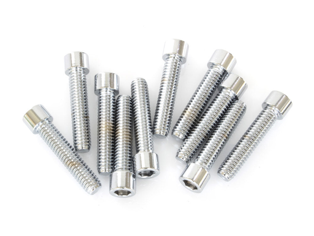 Colony Machine CM-PSHC-276 5/16-18 x 1-1/2" UNC Polished Socket Head Allen Bolts Chrome (10 Pack)