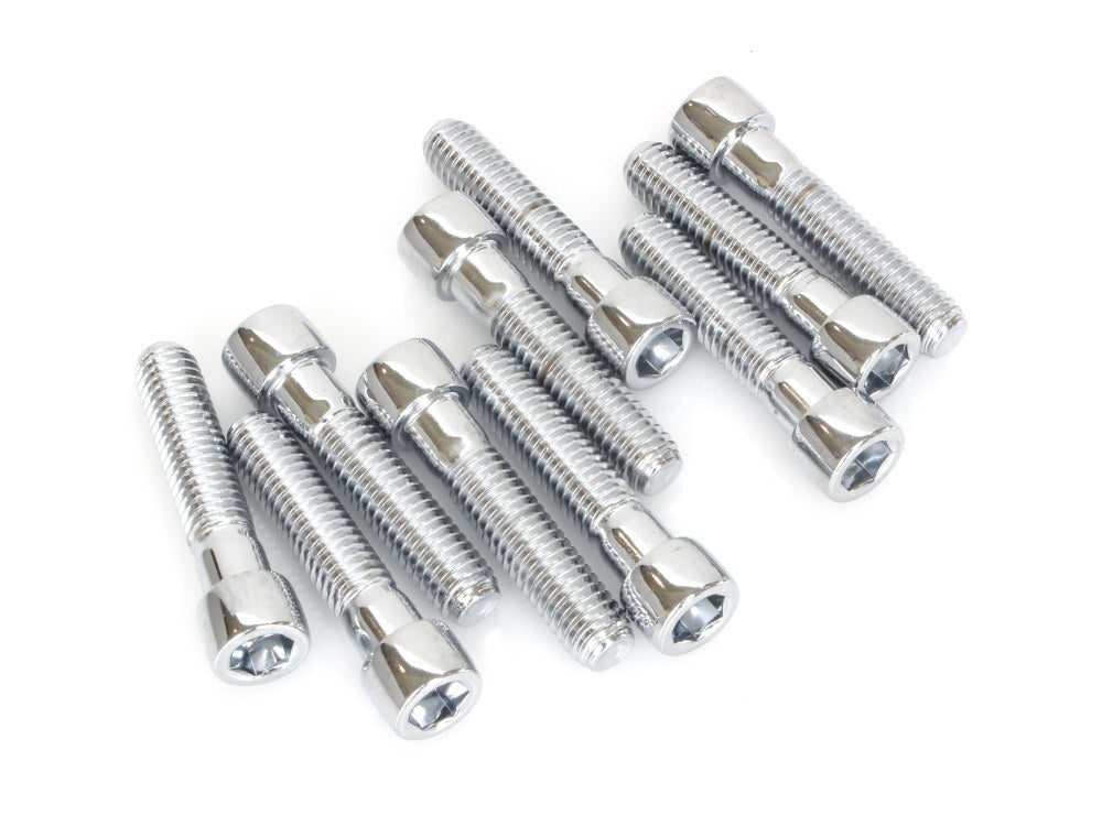 Colony Machine CM-PSHC-290 3/8-16 x 1-3/4" UNC Polished Socket Head Allen Bolts Chrome (10 Pack)