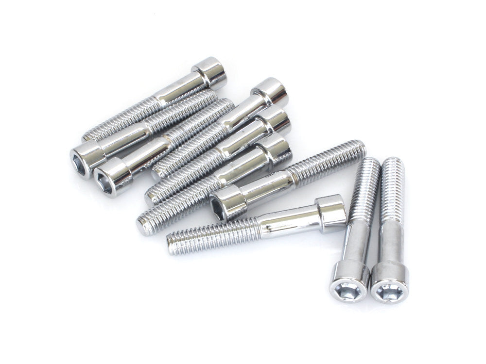 Colony Machine CM-PSHC-292 3/8-16 x 2-1/4" UNC Polished Socket Head Allen Bolts Chrome (10 Pack)