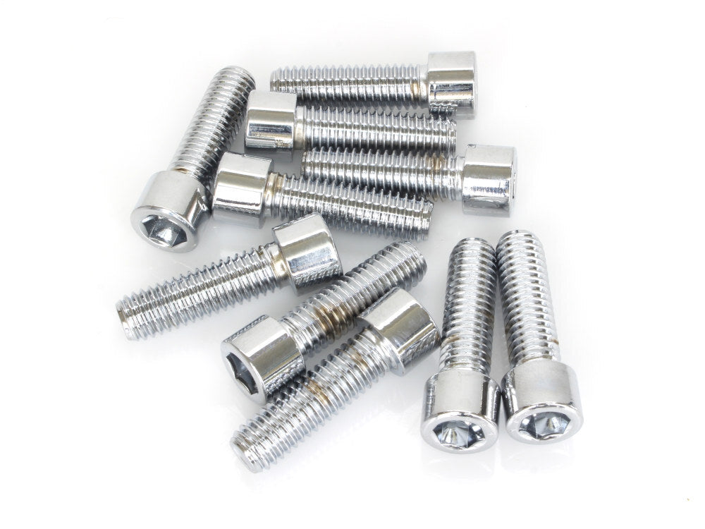 Colony Machine CM-PSHC-299 7/16-14 x 1-1/2" UNC Polished Socket Head Allen Bolts Chrome (10 Pack)