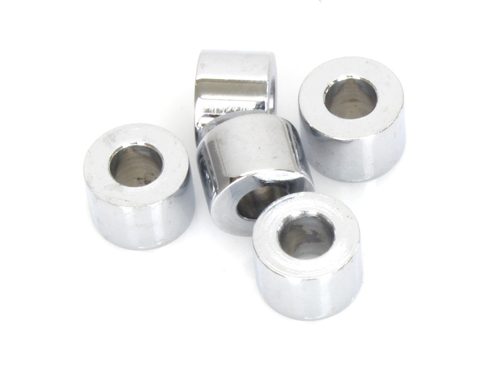 Colony Machine CM-SPC-003 1/4" x 3/8" Steel Spacer Chrome (5 Pack)