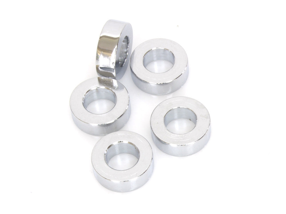 Colony Machine CM-SPC-022 3/8" x 1/4" Steel Spacer Chrome (5 Pack)