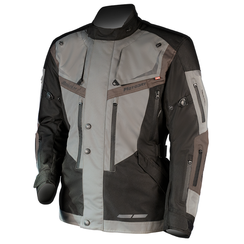 MotoDry Rallye 2 Adventure Black/Sand/Brown Textile Jacket