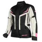 MotoDry Rallye 2 Adventure Black/Grey/Magenta Textile Womens Jacket