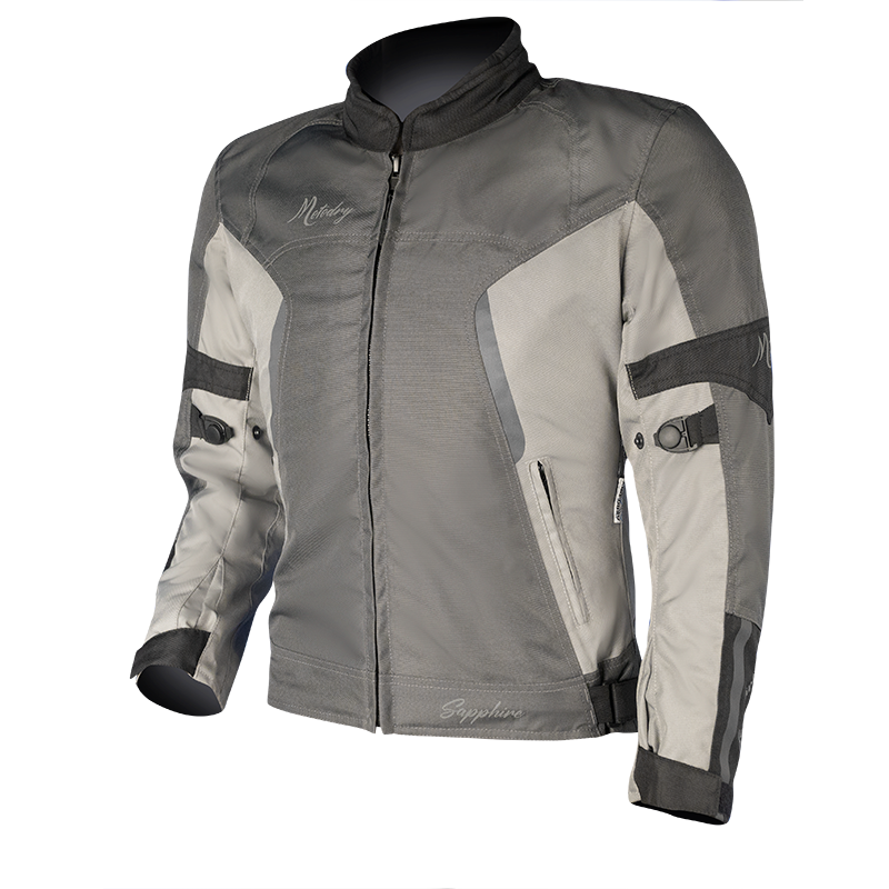 MotoDry Sapphire Grey/Silver Textile Womens Jacket