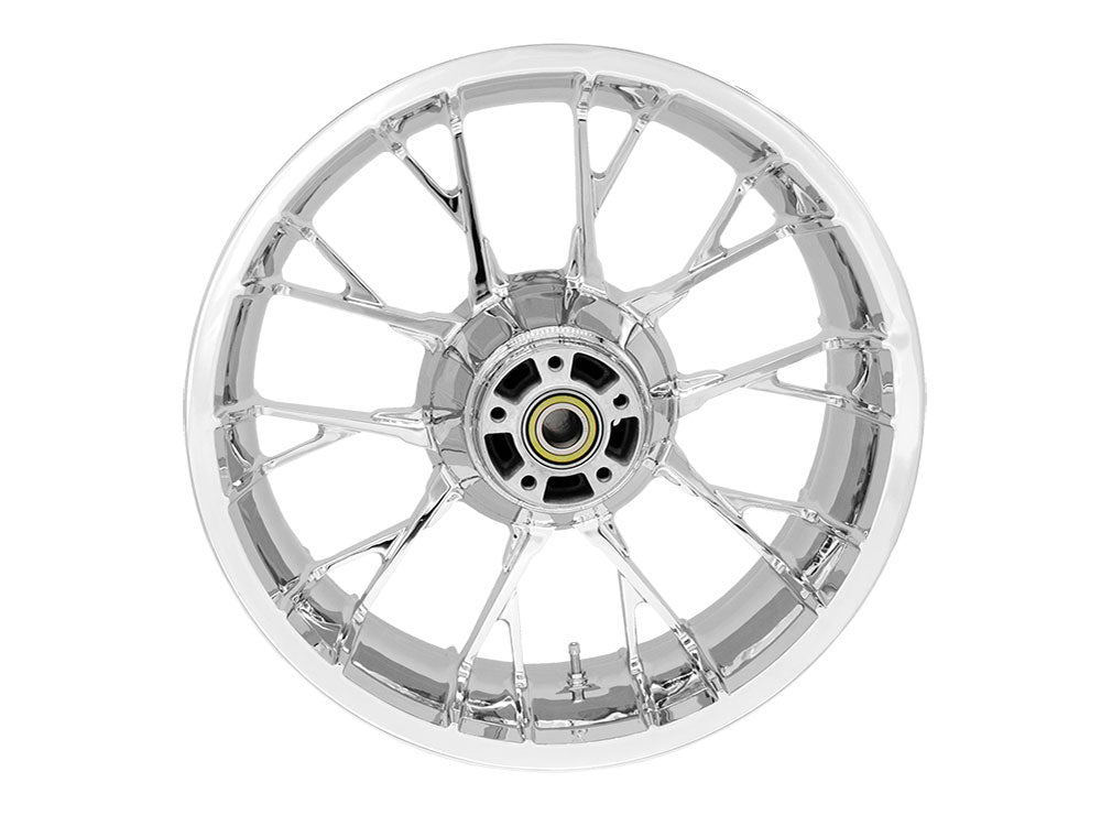 Coastal Moto COA-3D-MAR185CHABST 18" x 5.50" Wide Marlin 3D Wheel w/Rear Hub Chrome for Touring 09-Up w/ABS