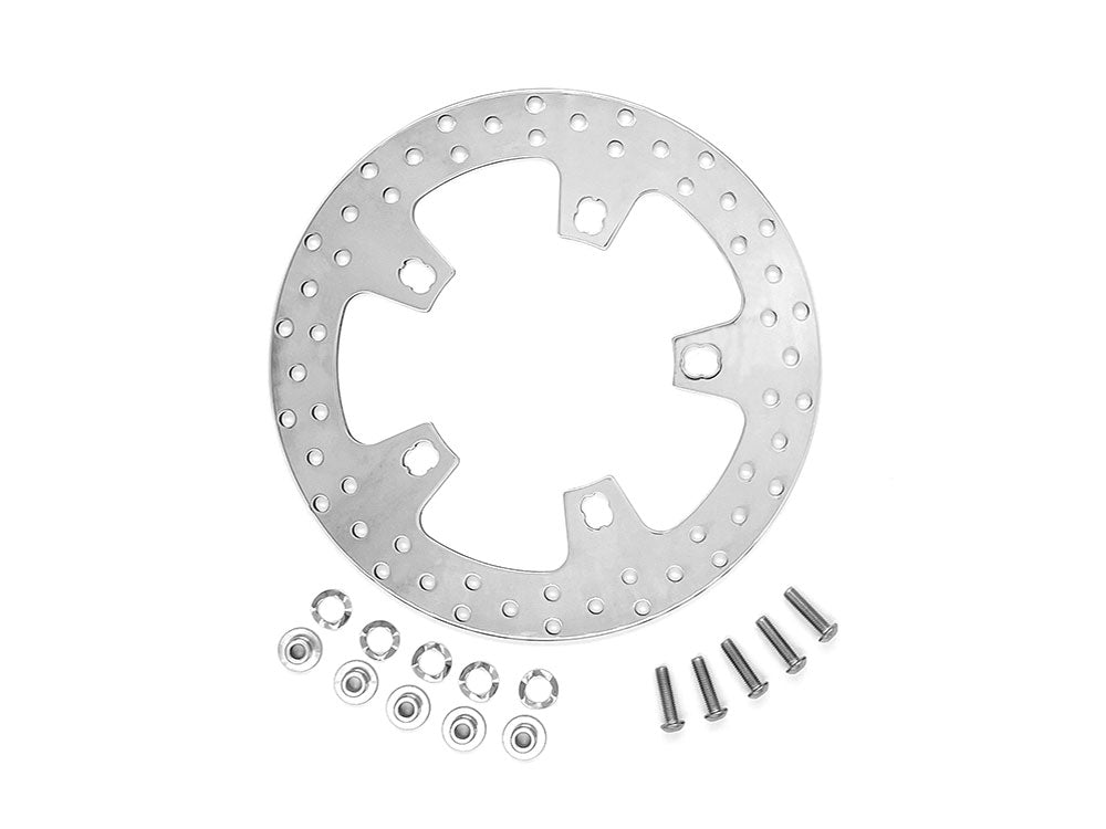 Coastal Moto COA-CM-FR-115P 11.5" Front Disc Rotor Polished for Touring 00-07 w/Coastal Moto Wheel