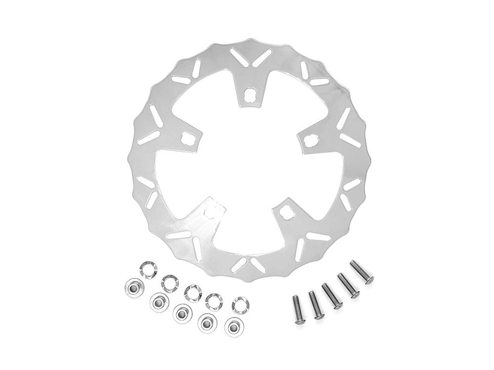 Coastal Moto COA-CM-FR-118DRP 11.8" Front Dragon Disc Rotor Polished for Harley-Davidson Touring 08-23 Models w/Coastal Moto Wheels