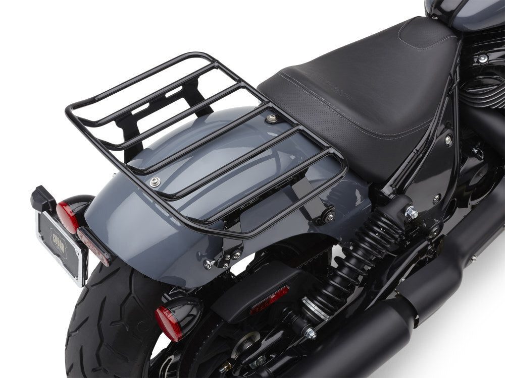 Cobra USA COB-502-2602B BA Quick Detachable Solo Seat Luggage Rack Black for Indian Cruiser 22-Up