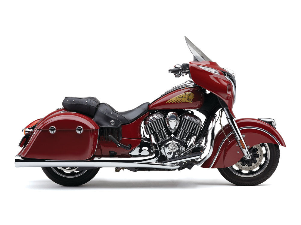 Cobra USA COB-5207 4" Slip-On Mufflers Chrome for Indian Big Twin 14-Up w/Hard Saddle Bags