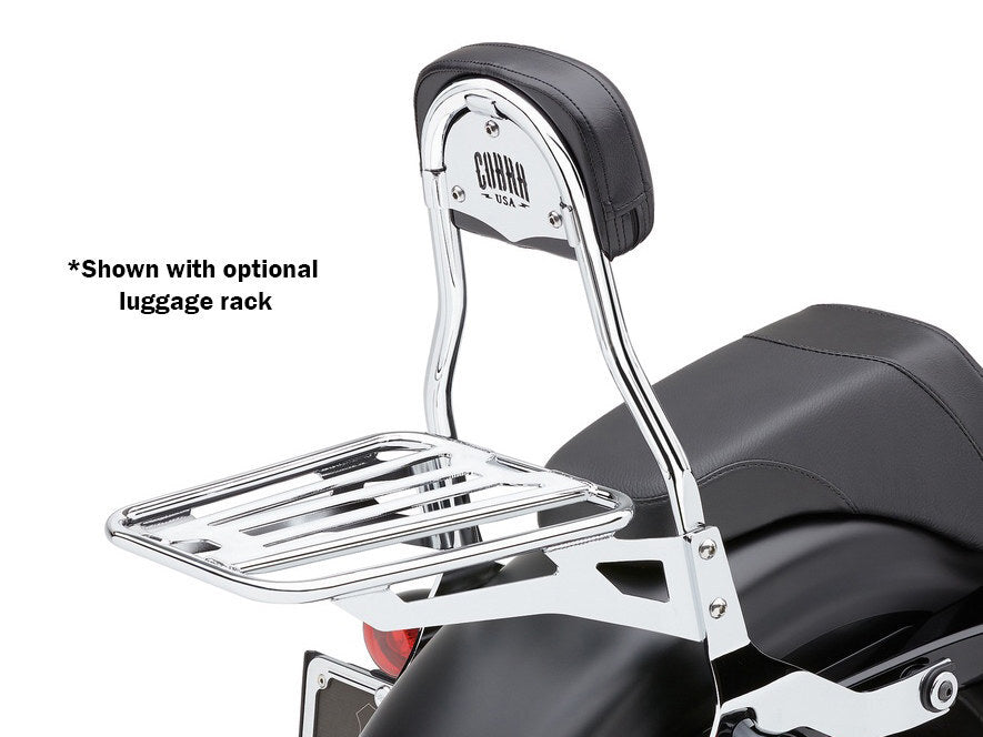 Cobra USA COB-602-2005 Short Quick Detachable Sissy Bar Kit Chrome for Sportster 04-21