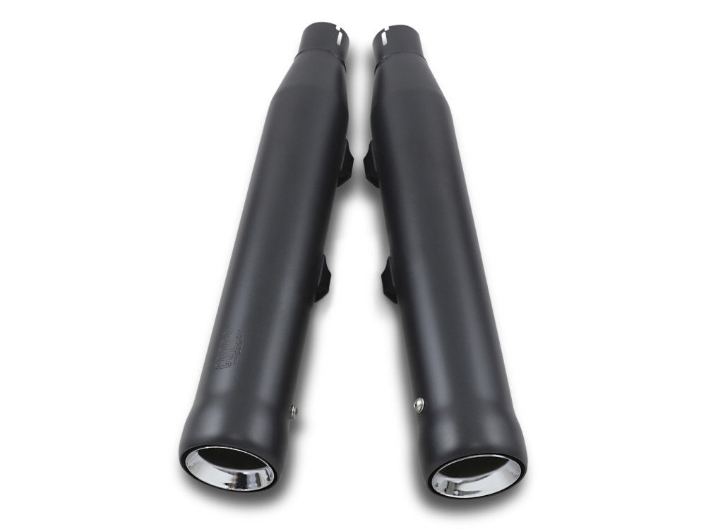 Cobra USA COB-6086RB 3" Neighbor Hater Slip-On Mufflers Black for Sportster 14-21