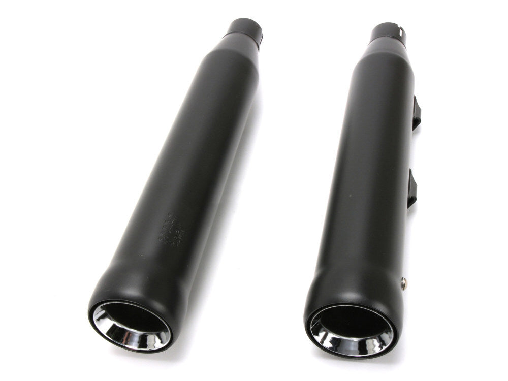 Cobra USA COB-6086RB 3" Neighbor Hater Slip-On Mufflers Black for Sportster 14-21