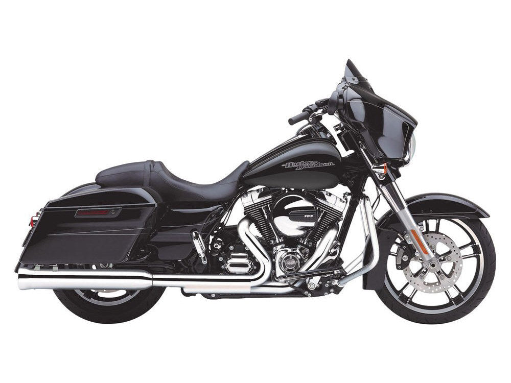 Cobra USA COB-6107 4" Neighbor Hater Slip-On Mufflers Chrome for Touring 95-16/Trike 17-20