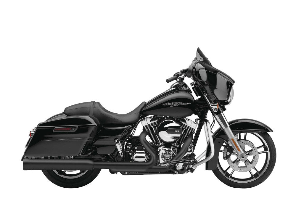 Cobra USA COB-6107RB 4" Neighbor Hater Slip-On Mufflers Black for Touring 95-16/Trike 17-20