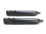 Cobra USA COB-6109RB 4" Neighbor Hater Slip-On Mufflers Black for Touring 17-Up