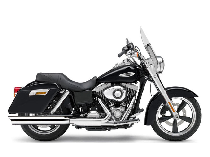 Cobra USA COB-6209 4" Slip-On Muffler Chrome w/Scalloped Tip for Dyna Switchback 12-16/Low Rider 15-17