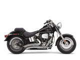 Cobra USA COB-6224 Speedster Short Swept Exhaust Chrome for Softail 86-17