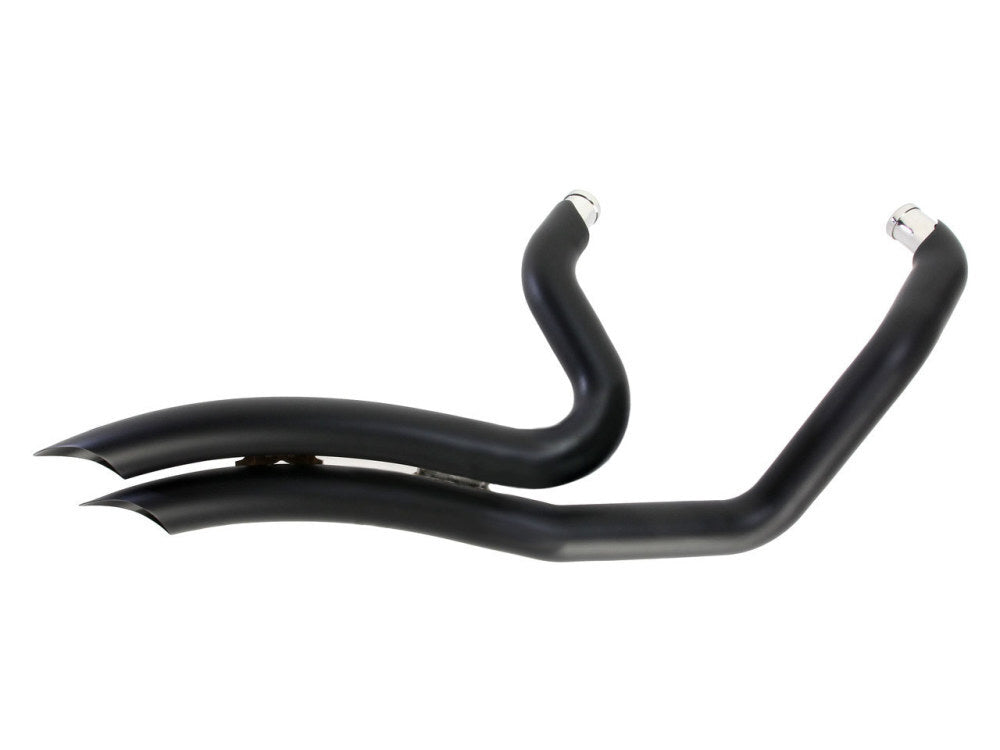 Cobra USA COB-6233B Speedster Short Swept Exhaust Black for Sportster 14-21