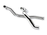 Cobra USA COB-6251 True Dual Headers Chrome for Touring 85-08