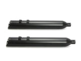 Cobra USA COB-6269RB 4" 909 Uppercut Slip-On Mufflers Black w/Stainless Steel Tips for Touring 17-Up