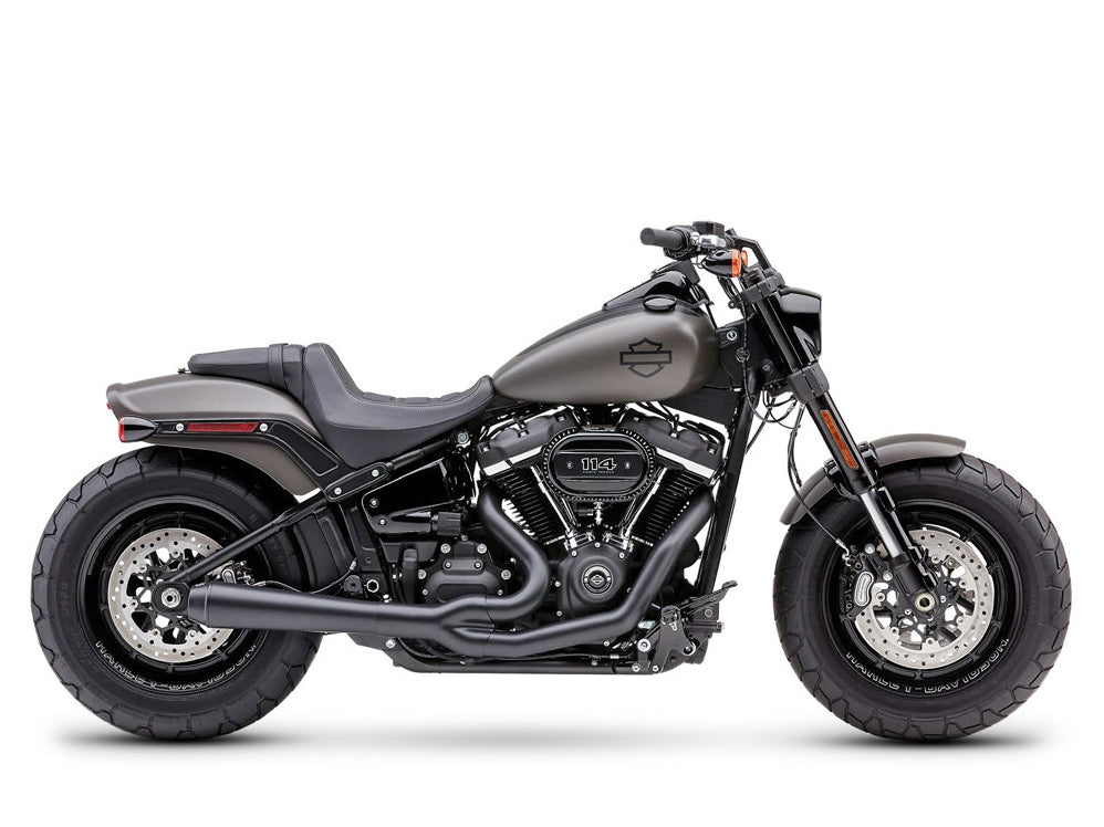 Cobra USA COB-6475B El Diablo 2-1 Exhaust Black w/Black End Cap for Breakout/Fat Boy 18-Up/FXDR 19-Up