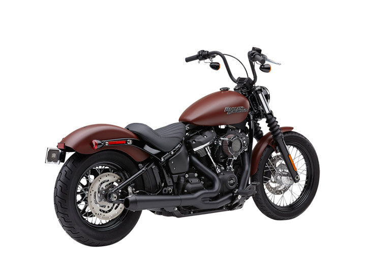 Cobra USA COB-6479B El Diablo 2-1 Exhaust Black w/Black End Cap for Heritage Classic/Sport Glide 18-Up