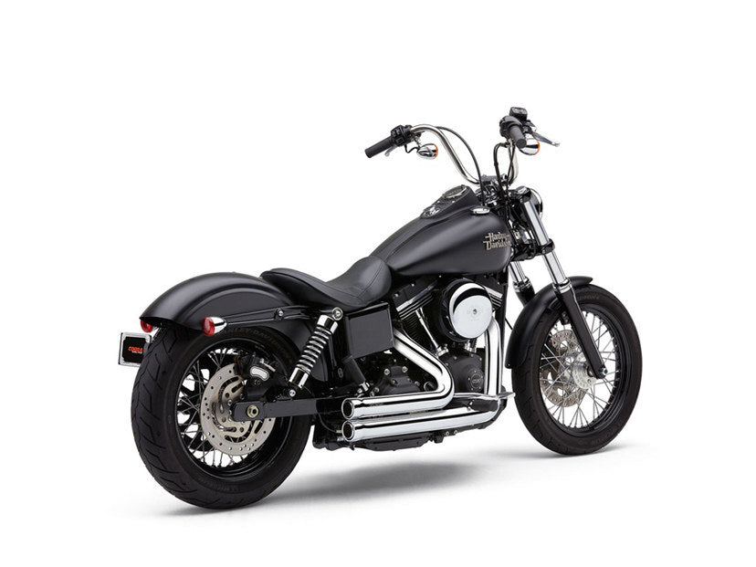 Cobra USA COB-6709 Speedster 909 Exhaust Chrome for Dyna 06-17