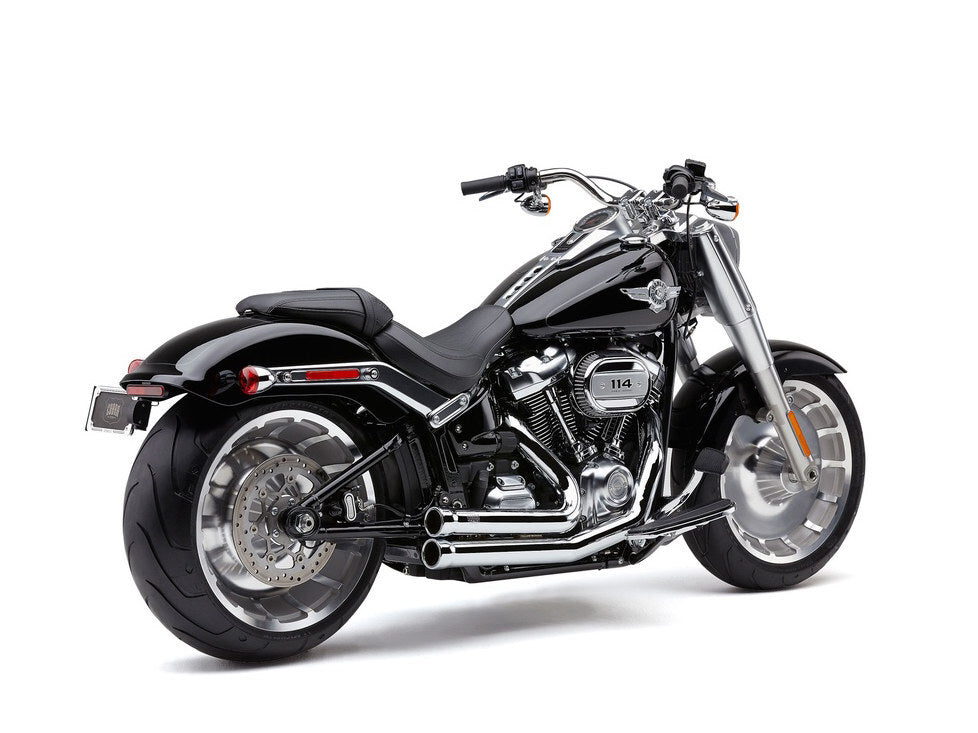 Cobra USA COB-6715 Speedster 909 Exhaust Chrome for Breakout/Fat Boy 18-Up/FXDR 19-Up