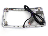 Cycle Visions CV4623 Curved Slick Signal Run/Turn/Brake & Number Plate Frame Chrome for Softail 11-17