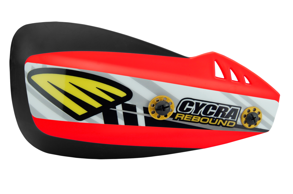 Cycra Rebound Handguards Racer Pack Red w/Alloy Mounts